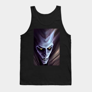 FRIGHTENING YELLOW EYED HALLOWEEN VAMPIRE Tank Top